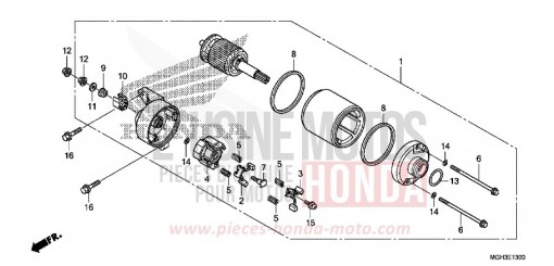 STARTING MOTOR VFR1200XDD de 2013